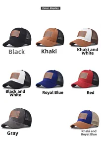 Display a colori di cappellini da baseball in camoscio con patch bandiera americana
