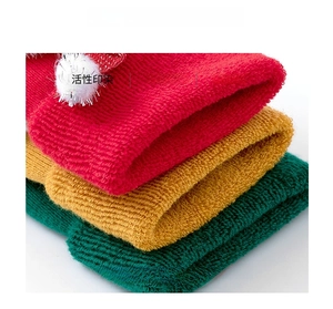 Detail of soft island cotton knitted socks with eco-friendly active dyeing and no toxins