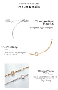 Detailed macro view of sparkling cubic zirconia set in polished titanium steel jewelry