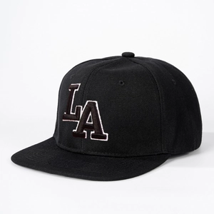 Streetwear Snapback Baseball Cap Cotton Polyester Letter Embroidered Flat Brim Adjustable Outdoor Sun Hat For Adult