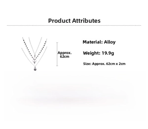 Detailed spec sheet showing a silver multi-layer bull head necklace weighing 19.9g