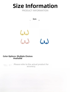 Detailed view of colorful glitter paper party confetti in female chest shape 3cm size
