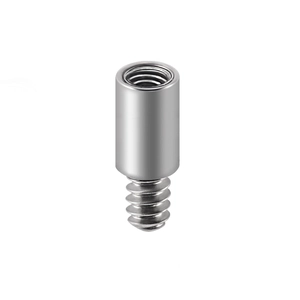 Tige d'extension en titane G23 poli pour bijoux de piercing avec filetage interne