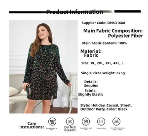 Gros plan sur la robe de soirée à paillettes noires avec tissu scintillant et détails