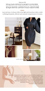 Detail of luxurious black leopard print satin robe with stylish waist tie and V-neck