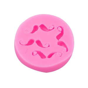 Schnurrbart Silikonform Für Fondant Tortendeko Schokolade DIY Ton Harz Handwerk Bart Form Flexible Backwerkzeug