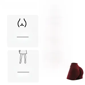 Detail of high-density four-way stretch fabric on deep red high-waist yoga shorts