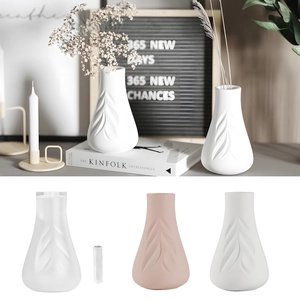 Vase Silicone Mold Leaf Pattern DIY Epoxy Resin Casting Minimalist Home Decoration Crafting Tool