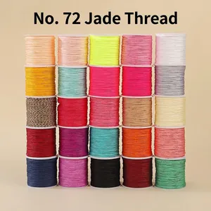 Nylon Braided Cord No 72 Jade Thread For DIY Jewelry Making Bracelet Necklace Wear Resistant Colorfast String