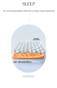 Detailed 3D structure of thick fleece fabric showing airflow system and breathability