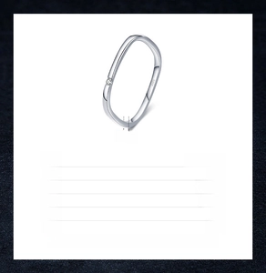 Detail of 1.6mm S925 sterling silver minimalist ring showing 1g weight and wavy band