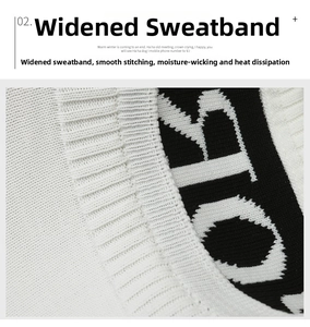 Macro shot of wide sweatband detail with contrast stitching on cotton baseball hat