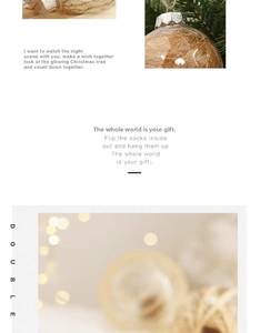 Detail view of 6cm transparent Christmas balls filled with natural raffia and hemp ropes