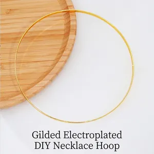 DIY Metal Necklace Collar Base Yingluo Neck Ring For Hanfu Antique Chinese Style Jewelry Making Accessory