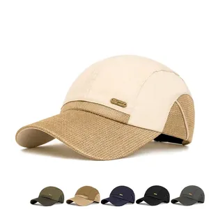 Atmungsaktive Mesh-Baseballkappe für Herren und Damen, schnelltrocknender Sonnenschutz