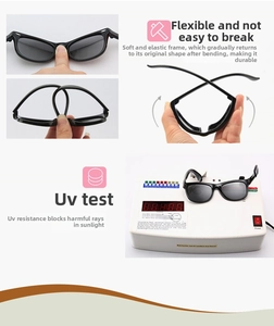 Detail showing flexible flower frame sunglasses with high UV protection for kids