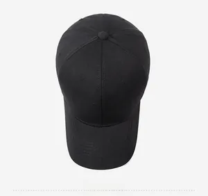 Top down view of black baseball cap with white W and baseball bat embroidery detail