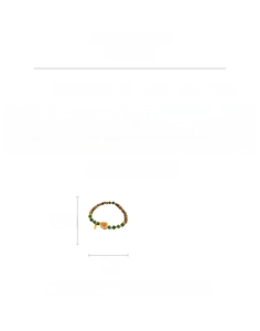 Detail showing agarwood beads with jasper gourd and orange garnet on 4.5g bracelet