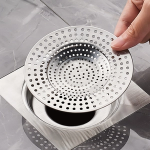 Universal Floor Drain Strainer 304 Stainless Steel Honeycomb Mesh Hair Catcher Anti Clogging Sewer Cover For Bathroom