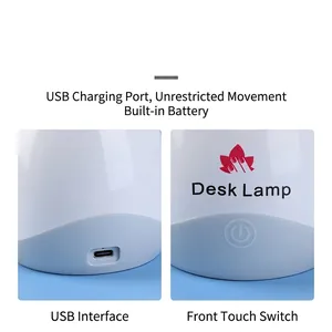 Lampe LED ongle portable blanche avec batterie rechargeable et port de charge USB