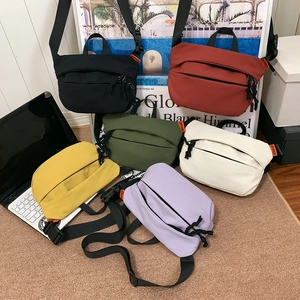 Men Chest Bag Waterproof Nylon Large Capacity Crossbody Sling Shoulder Bag Techwear Casual Unisex Hiking