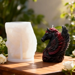 3D Καλούπι σιλικόνης Πήγασος για χειροποίητα αρωματικά κεριά και διακοσμητικά είδη