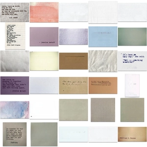 Collection of 60 vintage aesthetic literary quotes stickers for DIY laptop and journaling