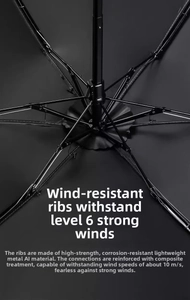 Detail of high-strength anti-corrosion aluminum alloy ribs for windproof umbrella frame