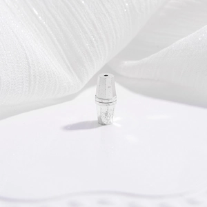 Chiusura a vite esagonale in argento sterling S925 lucido per gioielli fai da te e perle