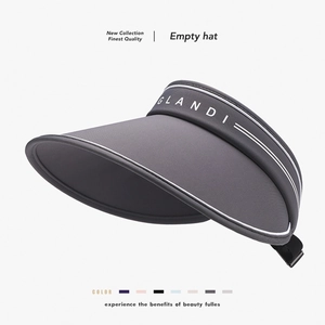 Women Sun Visor Hat UPF 50 Plus UV Protection Large Brim Breathable Ice Satin Empty Top Outdoor Sport Adjustable