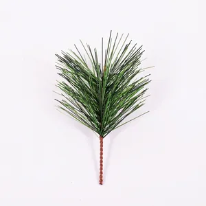 Artificial pine needles sprig with pine cones for Christmas gift box decoration