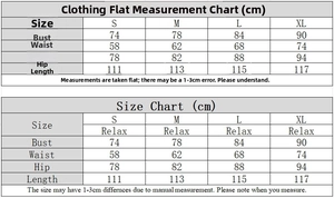 Detailed size chart for elegant off-shoulder evening dress covering S to XL measurements