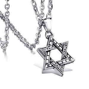 Hip Hop Long Pendant Necklace Alloy Geometric Hexagram Arrow Cross Anchor Chain Fashion Jewelry For Men And Women