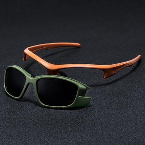 Sports Sunglasses PC Frame UV400 Protection Outdoor Cycling Y2K Cyberpunk Style Wrap Around Goggles Unisex