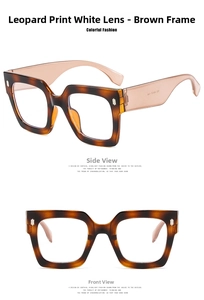 Macro detail of tortoiseshell square glasses frame with metallic studs and tea-colored temples