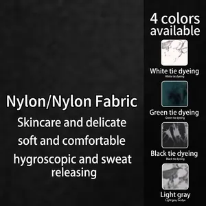 Ensemble de yoga tie-dye en nylon respirant, matière douce et évacuation de l'humidité