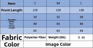 Tabella delle taglie dettagliata per abito in maglia midi con misure in centimetri