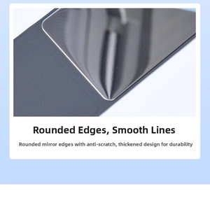 Detail of thickened makeup mirror with smooth rounded edges for safe and durable daily use