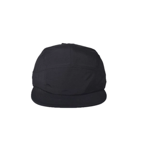Casquette de baseball noire à 5 panneaux et bord court pour hommes et femmes plein air