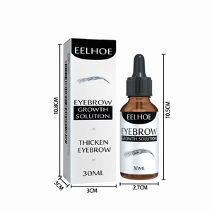 Detaillierte Maße der Eelhoe Augenbrauen-Wachstumslösung 30ml Flasche