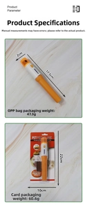 Detailed dimensions and weight specifications for electric pet nail grinder kit