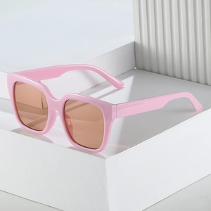 Square Sunglasses Vintage Candy Color Trendy PC Frame UV400 Protection Anti Glare For Women Men Fashion Eyewear