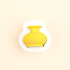 Silikonform für europäische Vase mit Textur für Gips-Diffusoren und Aromatherapie-Deko