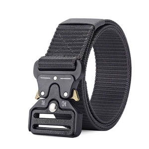 Tactical nylon belt with 12kN quick-release cobra buckle for outdoor climbing use
