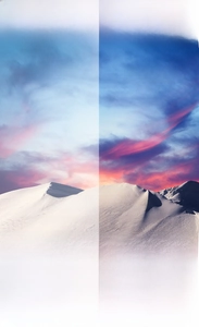 Detail showing UV400 lens effect with anti-glare comparison and HD visual features