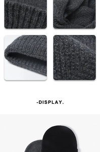 Detailed macro view of ribbed knit texture on thick wool blend winter beanies