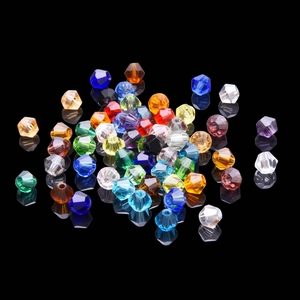 Mixed color bicone faceted crystal glass beads for DIY jewelry making accessories
