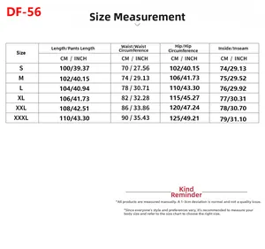 Guide des tailles détaillé pour ensemble de survêtement fleuri homme du S au 3XL