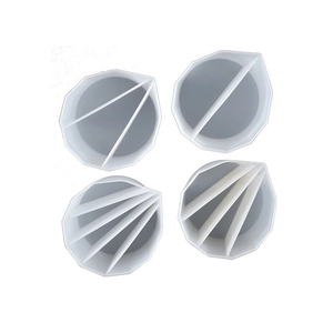Silicone split cups for epoxy resin and paint pouring with 2, 3, 4, 5 compartments