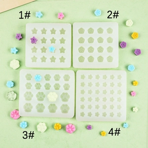 Stampi In Silicone Mini Fiore Di Ciliegio Stella Zampa Di Gatto Per Decorazione Torte Resina Argilla Sigillo Di Cera